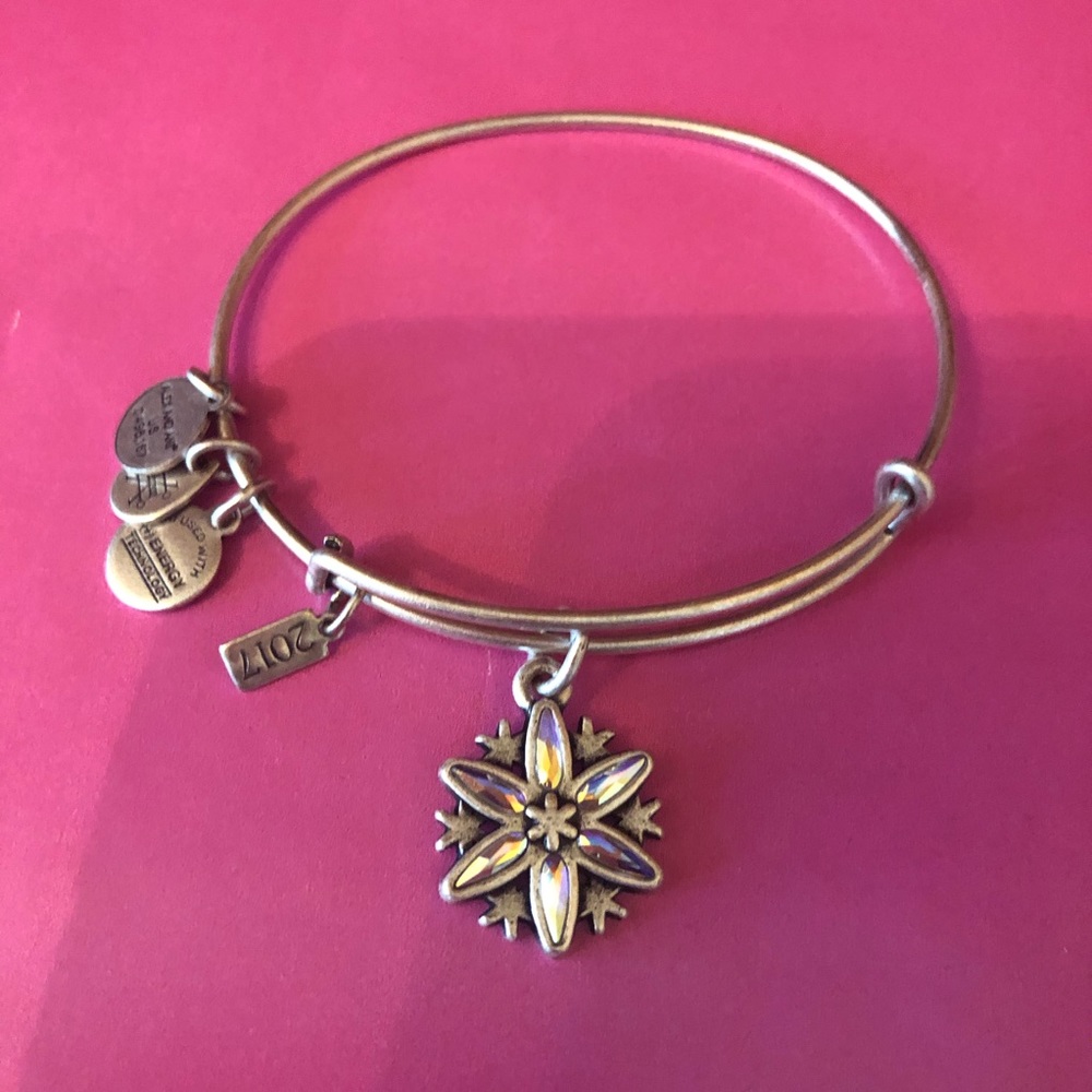 Alex and Ani bracelet silver snowflake